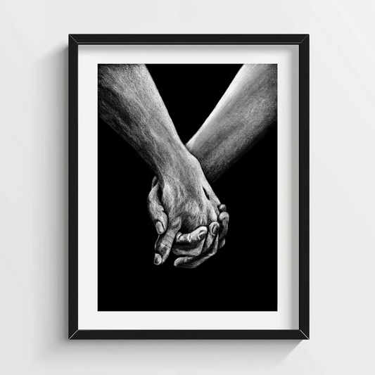 'Wait with Me' Print