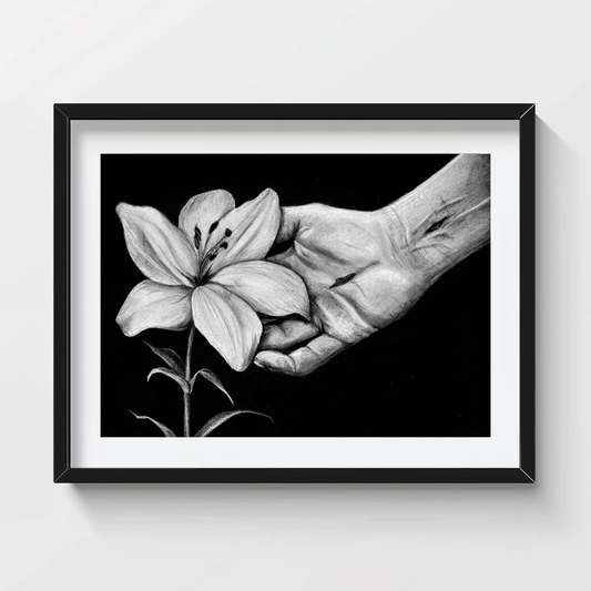 'Consider the Lilies' Print